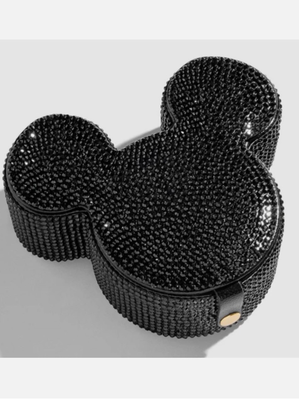 Bauble Bar black rhinestone Mickey-Shaped Jewelry Box